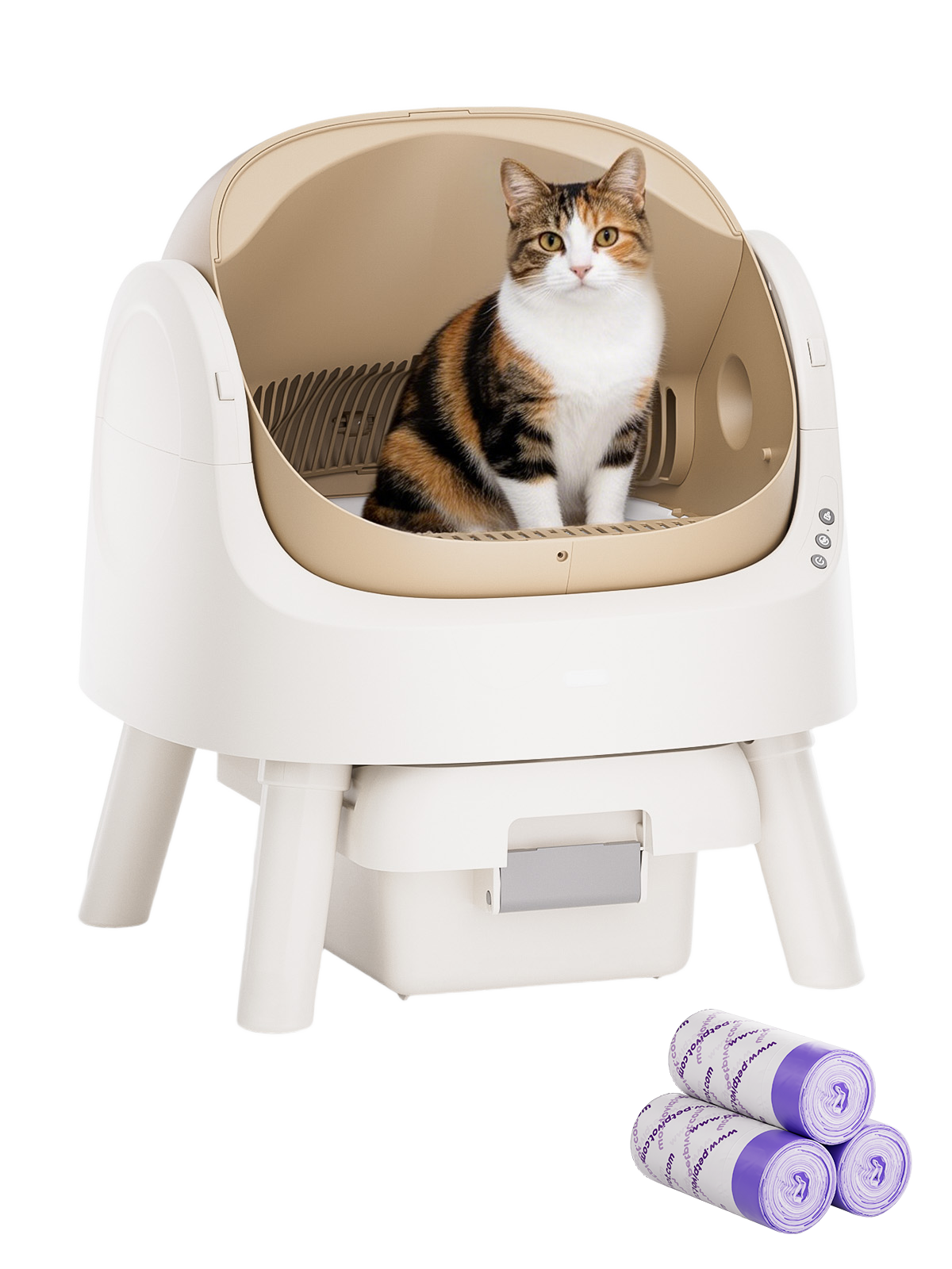 AutoScooper 11 Cat Litter Box-White