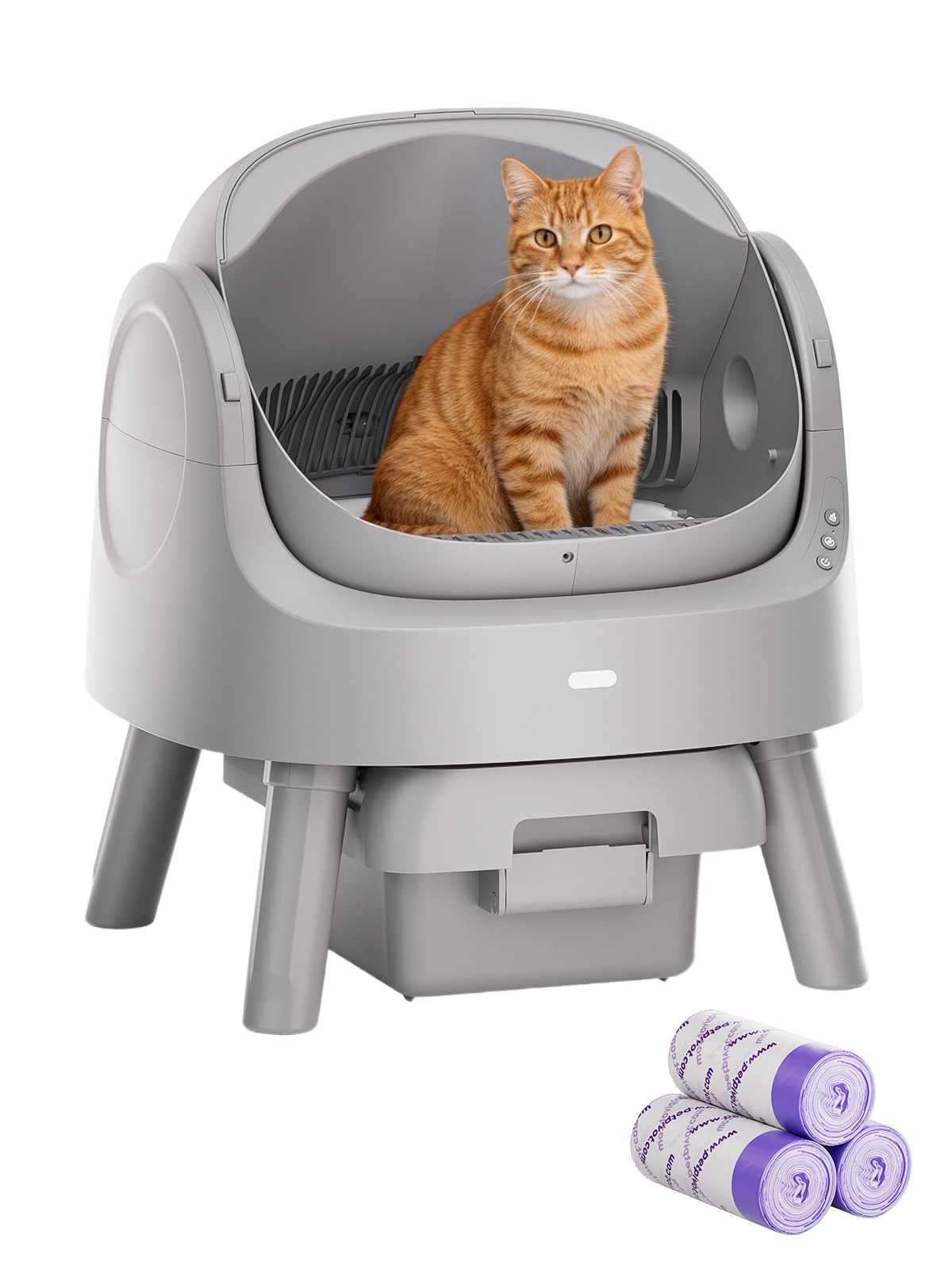 AutoScooper 11 Cat Litter Box-White