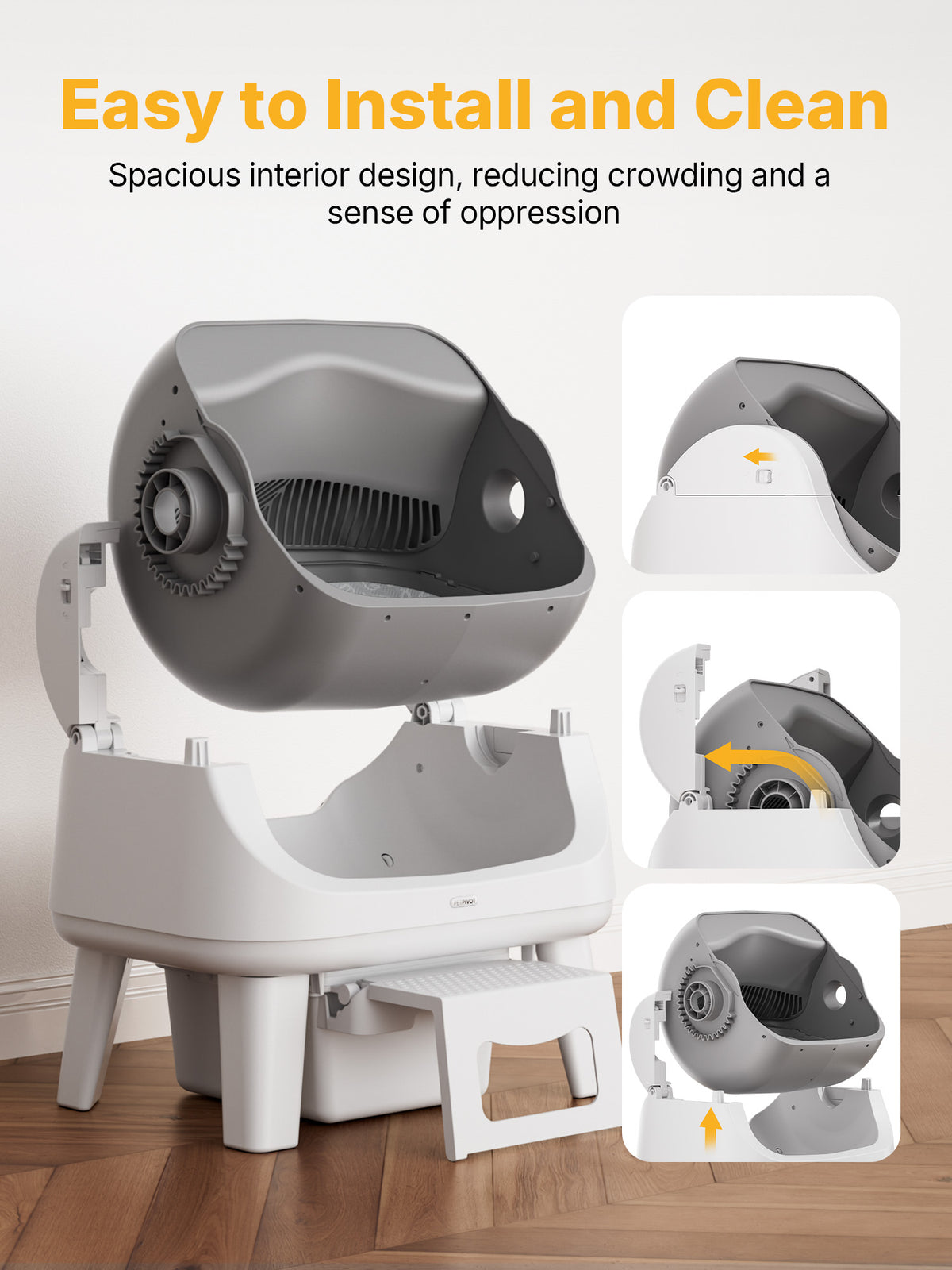 AutoScooper 12 Lite Open-Top Automatic Litter Box – PetPivot