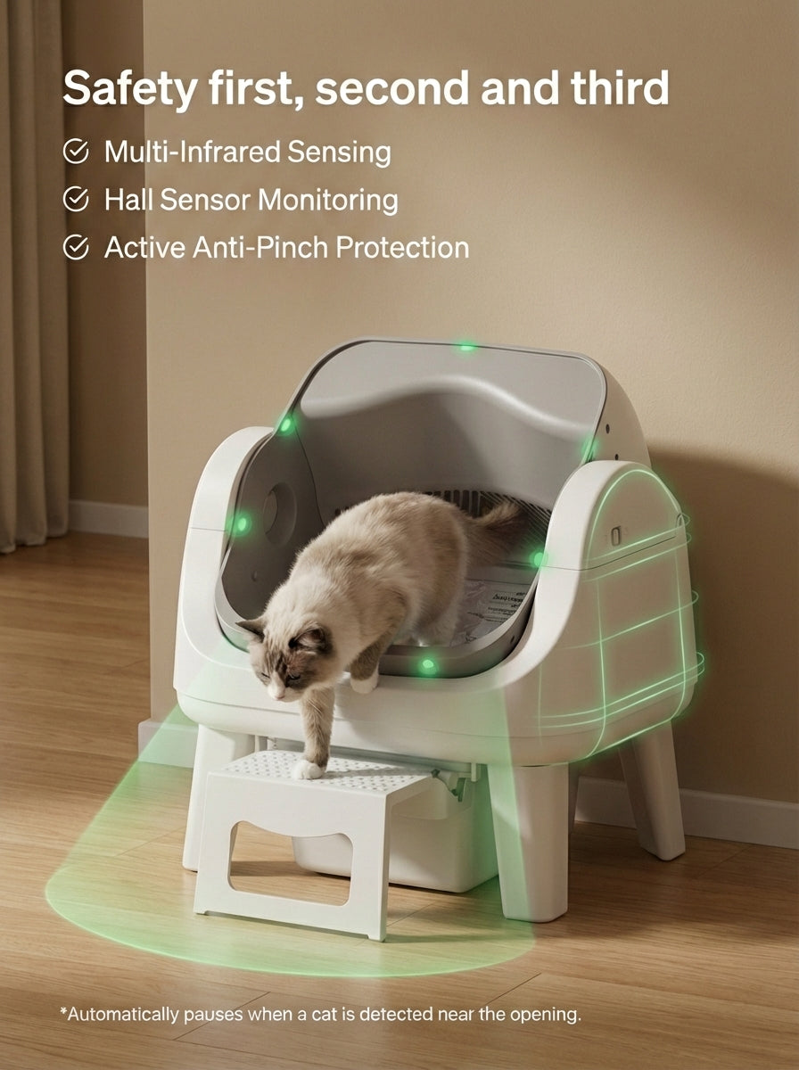 AutoScooper 12 Lite Open-Top Automatic Litter Box – PetPivot