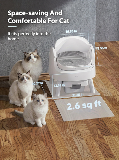 AutoScooper 11 Cat Litter Box-Pink