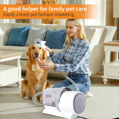 Pet Grooming Vacuum | Low-Noise & Efficient Shedding Removal