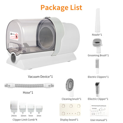 Pet Grooming Vacuum | Low-Noise & Efficient Shedding Removal