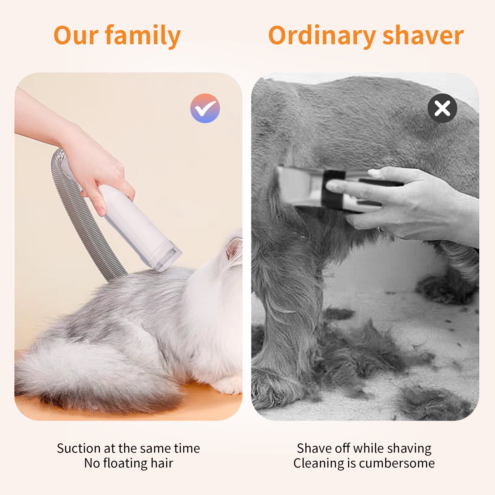Pet Grooming Vacuum | Low-Noise & Efficient Shedding Removal