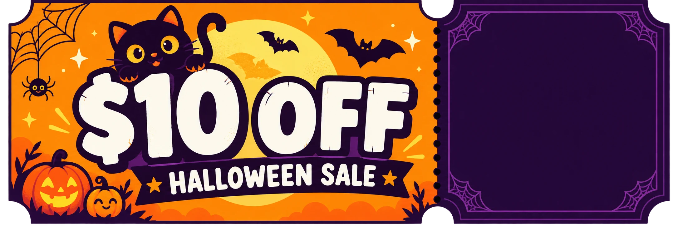$10 off Halloween sale